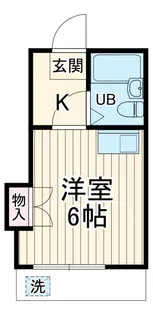 メゾンブランA【2階】の間取り