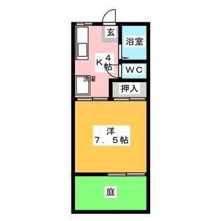 サンクレストみずのC棟【1階】の間取り