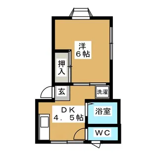R.千富II【2階】の間取り