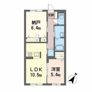 レインボーヒルズ【1階】の間取り