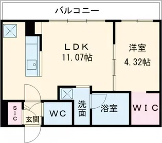 SORAVIA【4階】の間取り
