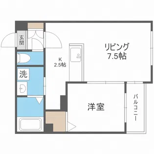 コートロティN9【1階】の間取り