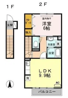 ヴェルドミール成城【2階】の間取り