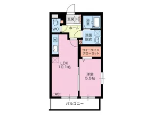 セレスト【2階】の間取り