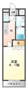 プチバイオレット【1階】の間取り