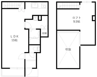 アーティス高崎【1階】の間取り