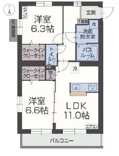 グロワールM【3階】の間取り