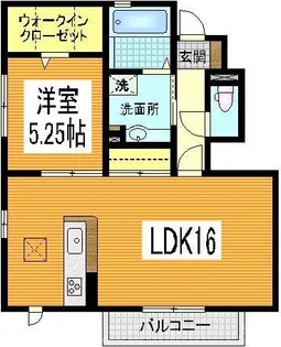 パストラル【1階】の間取り