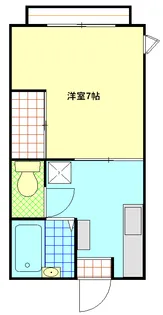 コーポトータス【1階】の間取り