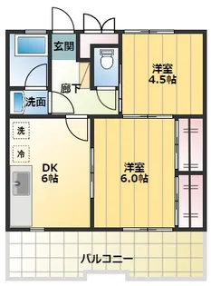 青木ハイム【2階】の間取り