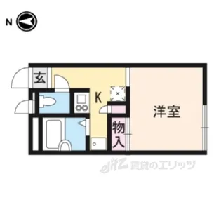 レオパレスたかがき【3階】の間取り