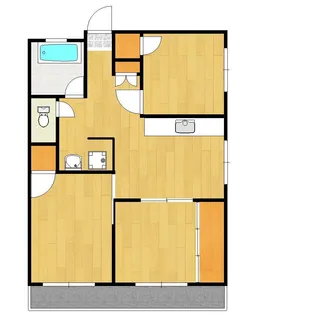 コーポ石田【2階】の間取り