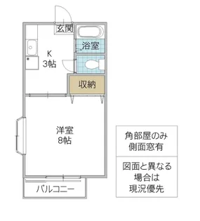 ハイムOK【2階】の間取り