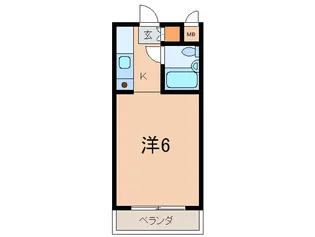 北昭和福富マンション【4階】の間取り