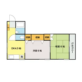 コーポむかわ【2階】の間取り
