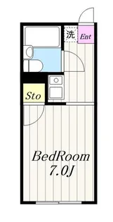 ビューハイツ【0】【2階】の間取り