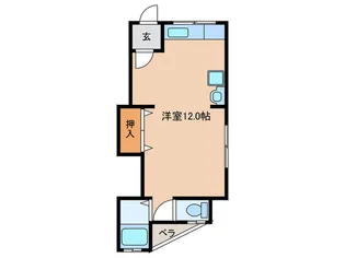 淀屋文化B【2階】の間取り