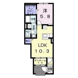 ピノール【1階】の間取り