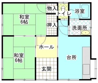 山本ハイツ【2階】の間取り