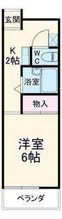 大島マンション廿軒家【3階】の間取り