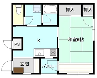 白ゆりビル【3階】の間取り