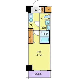 東京都新宿区西落合1【マンション】の間取り