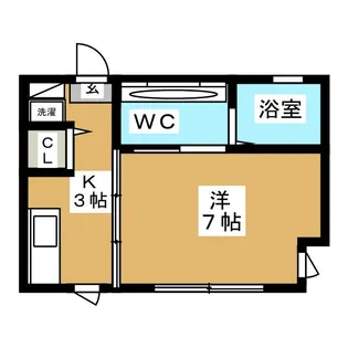 シャーメゾン渡辺【1階】の間取り