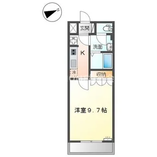 メゾン・アムール銀谷【2階】の間取り