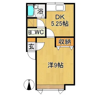 アミティたちばな【2階】の間取り