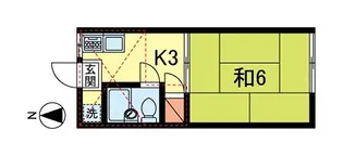 パークサイドサツキ【2階】の間取り