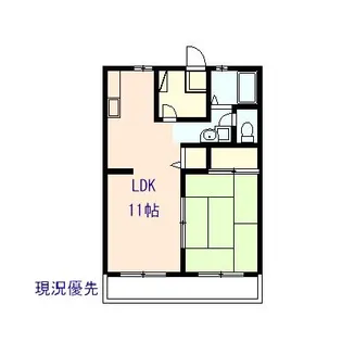 サンビレッジOZAWA【1階】の間取り
