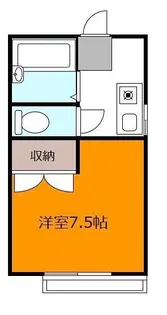 アライハイツ【2階】の間取り