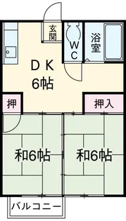 タウン松葉【2階】の間取り