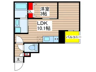 SHOKEN Villa名古屋<森下>【1階】の間取り