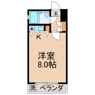 1Rの間取り画像