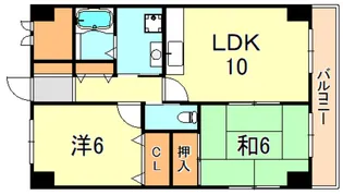兵庫県明石市魚住町清水【マンション】の間取り