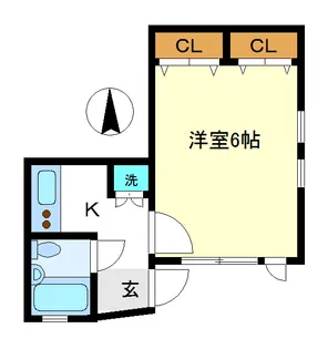 東京都文京区千駄木5【アパート】の間取り