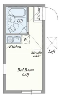 ユナイト小田ジャンジャック・ルソー【1階】の間取り