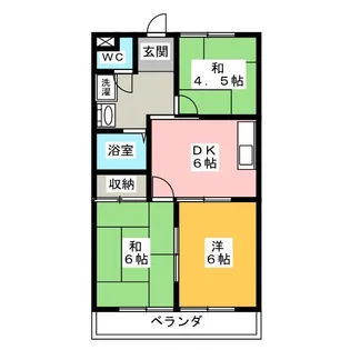 ウイングヒルヤマダ【2階】の間取り