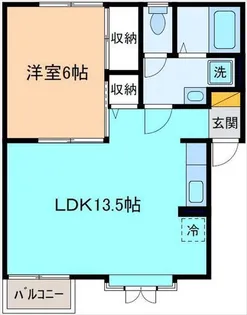 ラポール長土塀【1階】の間取り