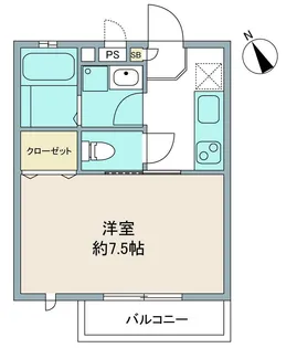 おりぃぶ【2階】の間取り