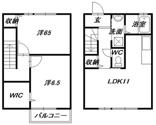 静岡県浜松市中央区新橋町【一戸建】の間取り