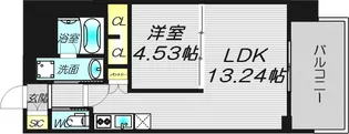 大阪府東大阪市高井田元町2【マンション】の間取り