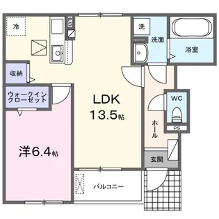 大阪府東大阪市中石切町5【アパート】の間取り