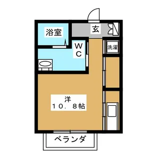 グリーンヒル橋本E【1階】の間取り