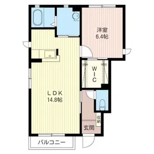 グランシャリオ南【1階】の間取り