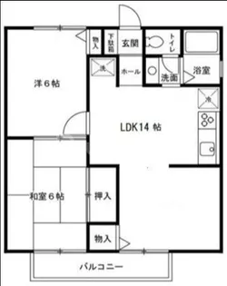 メゾンドネージュNo.12【2階】の間取り
