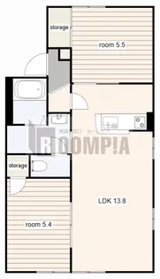 ラークイトウ【1階】の間取り