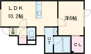 PUMPKIN TOKUDA B【1階】の間取り