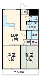 Land mark オルテ 95【1階】の間取り